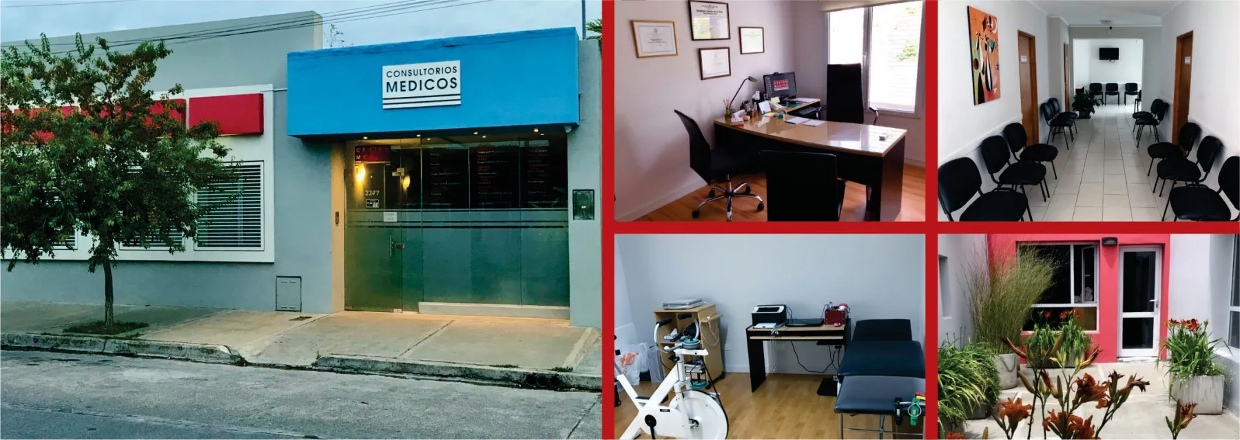 Interior moderno y luminoso de las instalaciones del Centro Médico Chacabuco