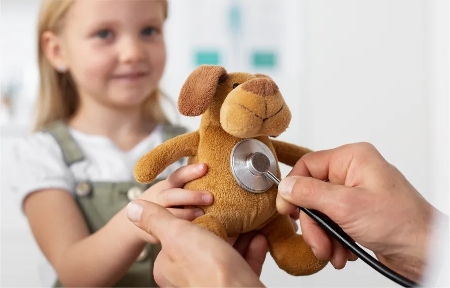 Imagen del consultorio de Pediatría.